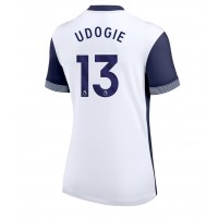 Camisa de Futebol Tottenham Hotspur Destiny Udogie #13 Equipamento Principal Mulheres 2024-25 Manga Curta